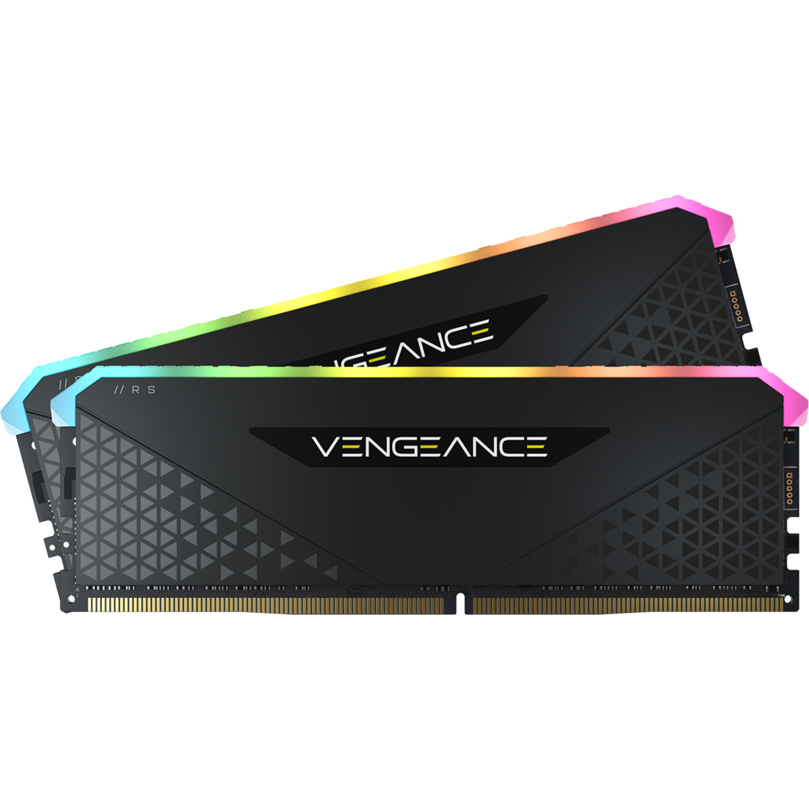 Corsair VENGEANCE RGB RS 32GB DDR4 Desktop RAM Kit - Black 2x 16GB - 3600 MHz - Unbuffered - 18-22-22-42 - 1.35V - Black PCB - For AMD Ryzen & Intel XMP
