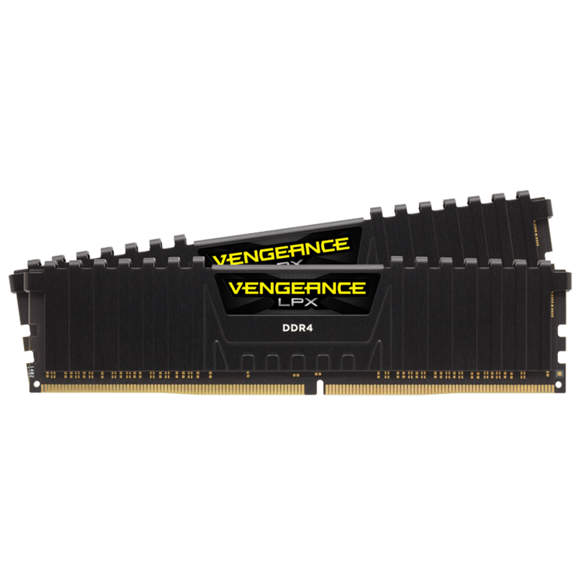 CORSAIR VENGEANCE LPX 3200MHZ 16GB 2 X 8GB DDR 4DIMM BLACK HEAT SPREADER