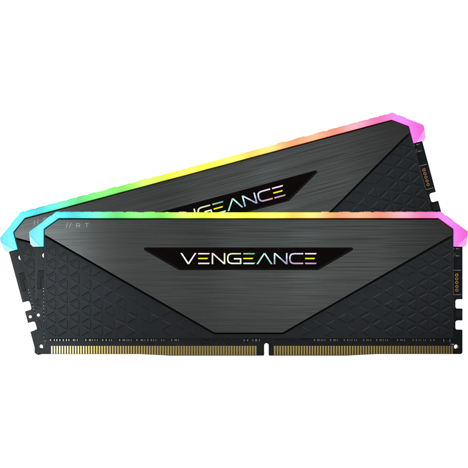 Corsair Vengeance RGB RT 16GB RAM 2X 8GB, DDR4, 3200 MHz, Unbuffered, 16-20-20-38, 1.35V, Black PCB,