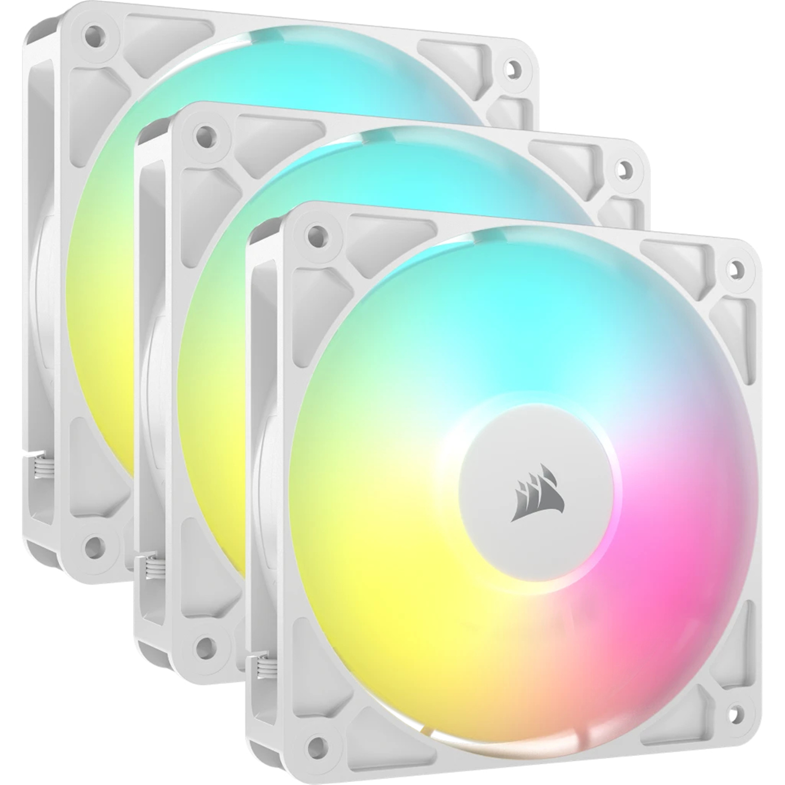 Corsair RS120 ARGB White 120mm ARGB Fan X 3  TriplePack