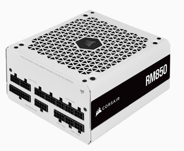 CORSAIR 850W RM750 80+ GOLD FULLY MODULAR ATX POWER SUPPLY WHITE