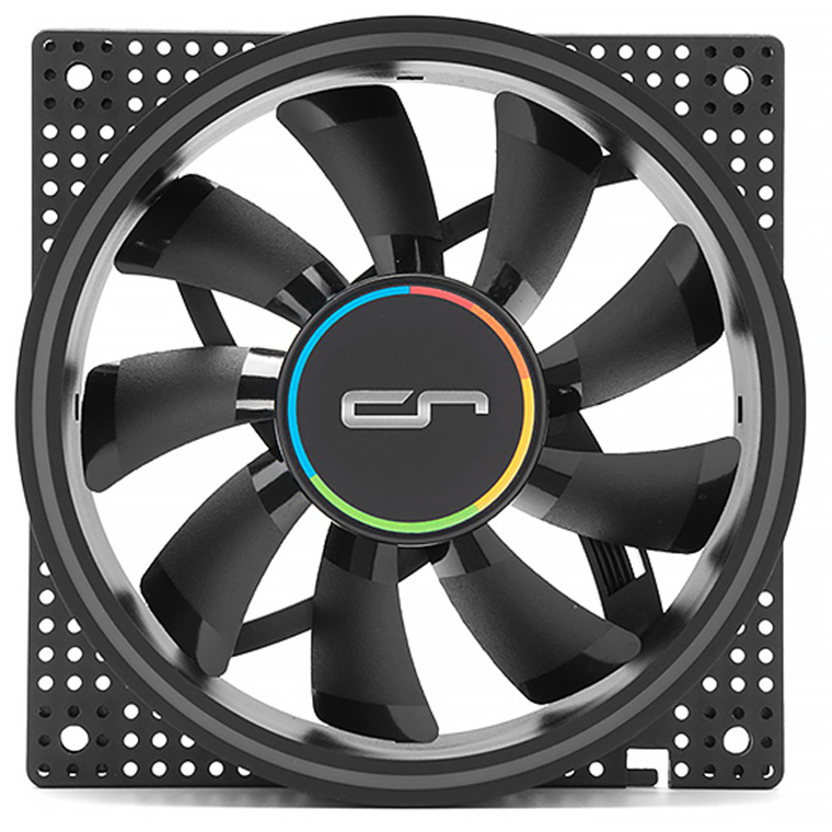 CRYORIG Crona S 1v3 A-RGB 3 Pack PWM Fan ARGB 120x25.4mm PWM fan, Black Frame, 1 controller & 3     