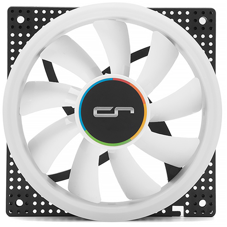 CRYORIG Crona X 1v3 A-RGB 3 Pack PWM Fan ARGB 120x25.4mm PWM fan, White Frame, 1 controller & 3     