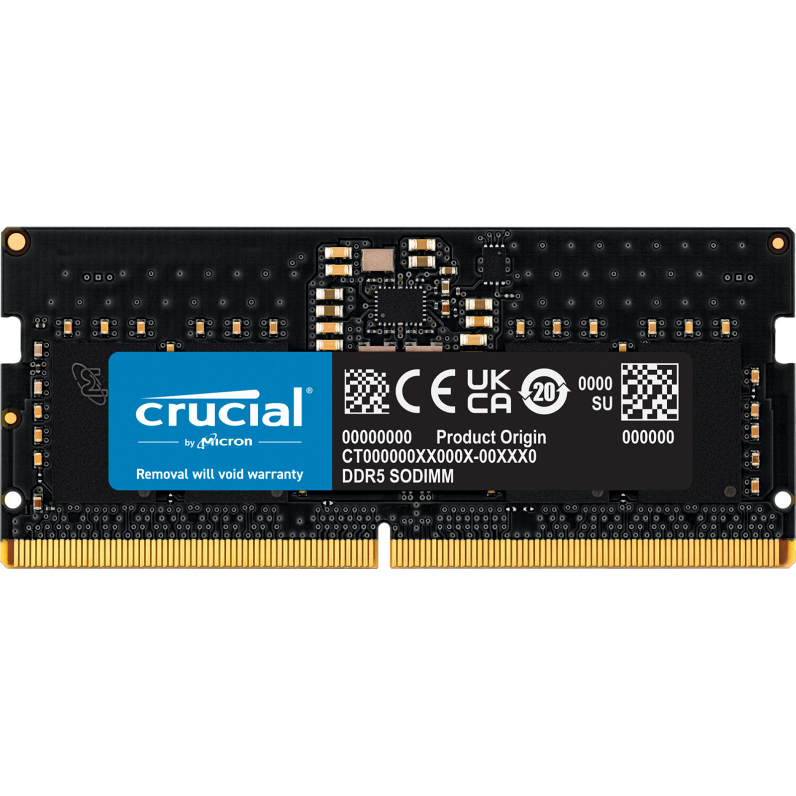 Crucial 16GB Laptop DDR5 SODIMM 4800Mhz CL40