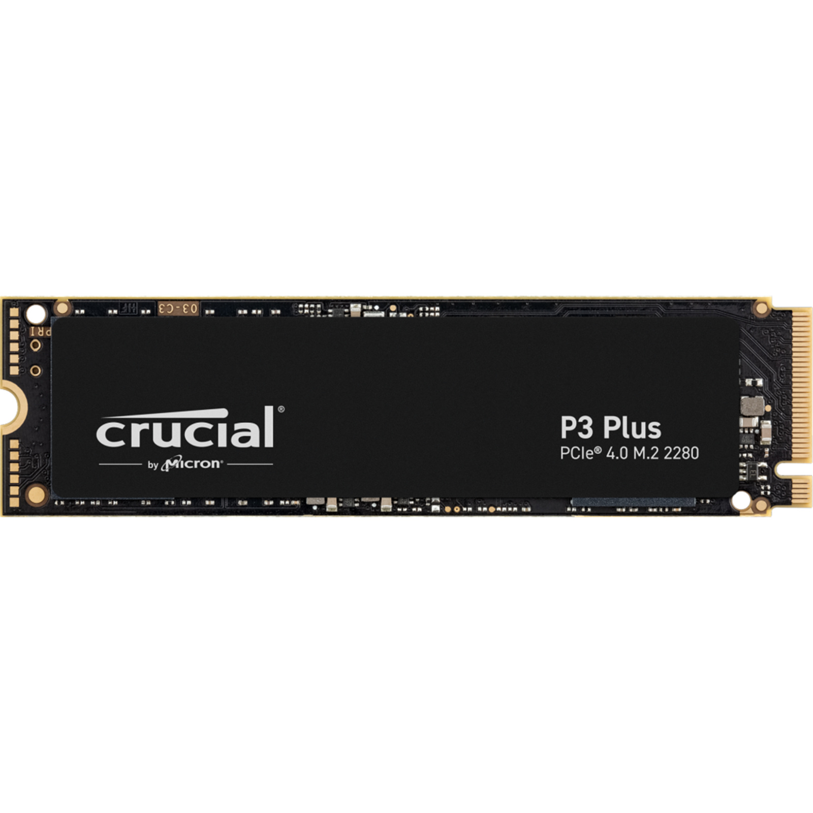 Crucial P3 Plus 2TB NVMe M.2 Internal SSD 2280 - PCIe 4.0 - Up to 5000MB/s Read - Up to 4200MB/s Write - 5 Years Warranty
