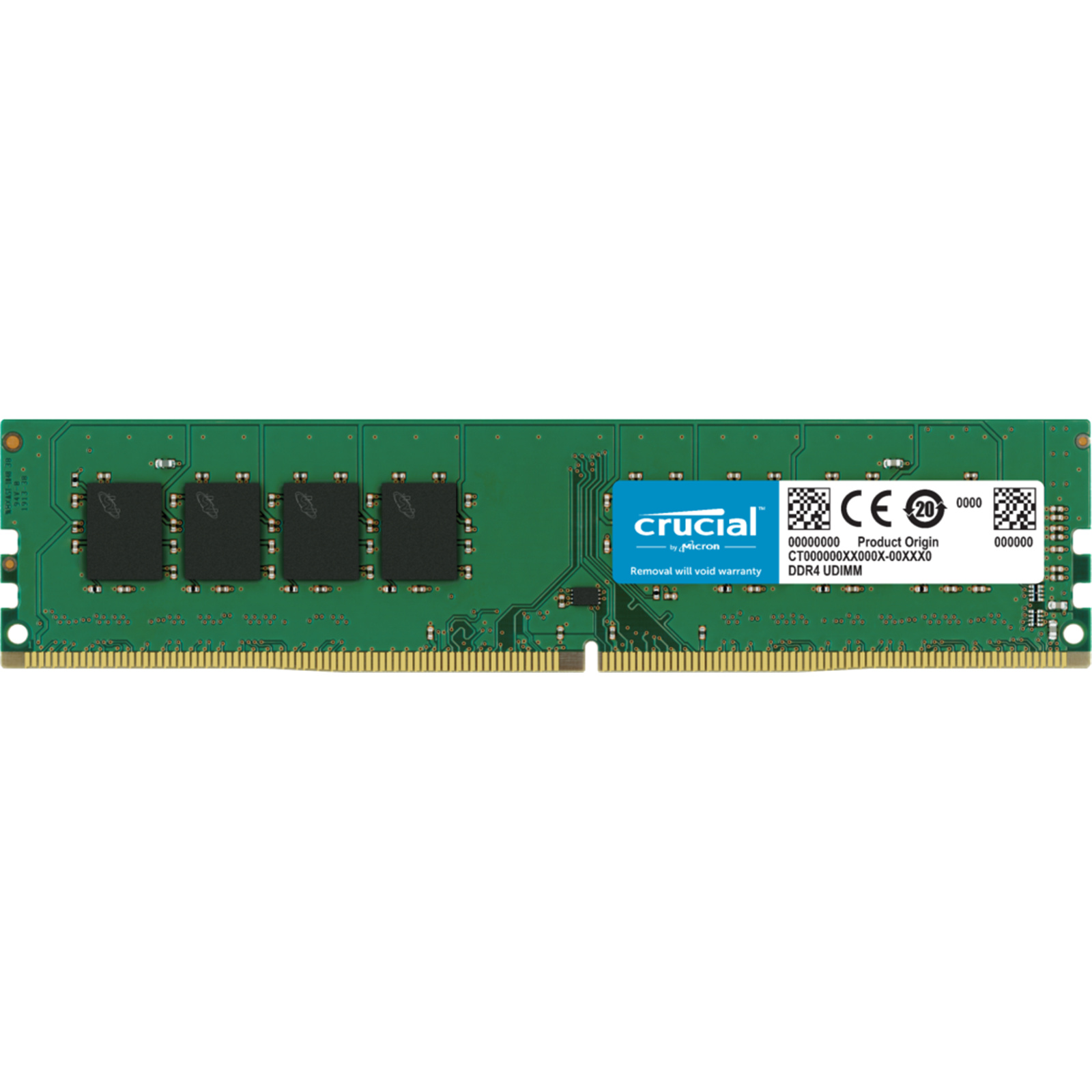 Crucial 32GB DESKTOP DDR4 3200 MT/s (PC4-25600) CL19  Unbuffered DIMM 288pin