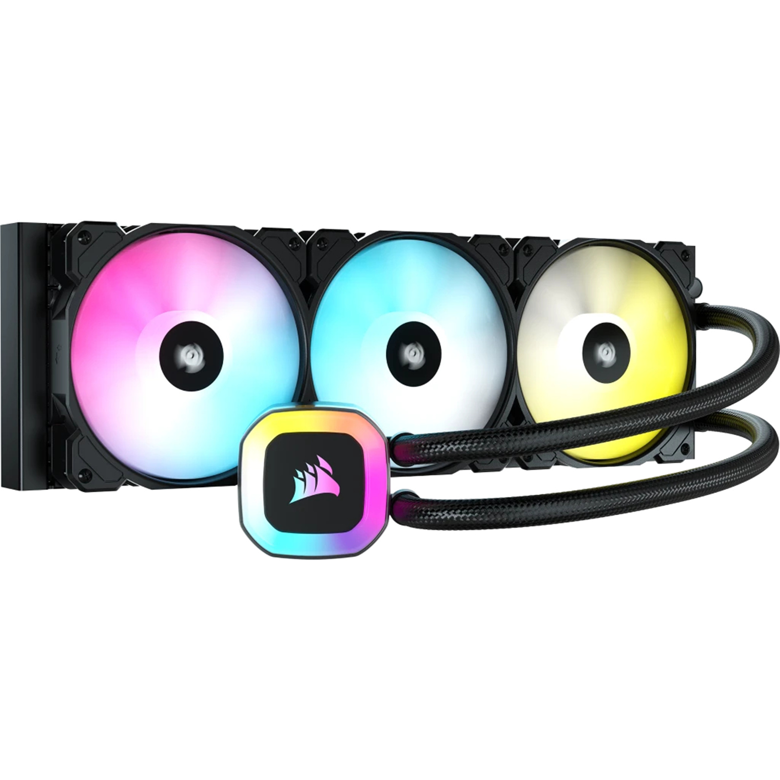 Corsair H150 RGB 360mm AiO Water Cooling with RGB Fans Support Intel 1700 / 1200 / 1150 / 1151 / 1155 / 1156  AMD AM5 / AM4