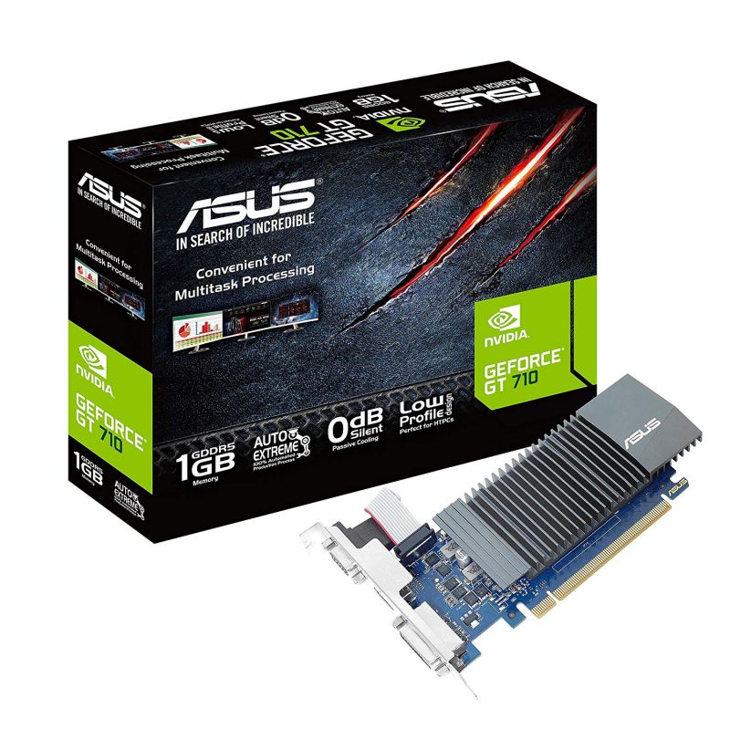ASUS GeForce GT710 2GB GDDR5 Graphics Card , Single Slot , Silent