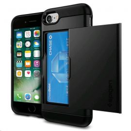 Spigen iPhone 7 Slim Armor CS Case, Black, Convenient,  Compact, Secure, High Quality, Slim,Advanced