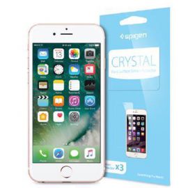 Spigen iPhone 7 Screen Protector, Delicate Tough,HD,Ultra Clear, Front Screen Protectors x3,