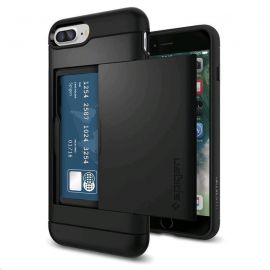 Spigen iPhone 7 Plus Slim Armor CS Case, Black, Convenient,  Compact, Secure, High Quality,