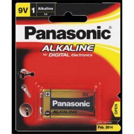 Panasonic Alkaline Battery 9 Volt 1 Pack
