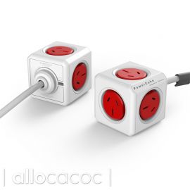 ALLOCACOC POWERCUBE Extended Red-5 Outlets; 3M