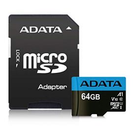 ADATA Premier microSDHC UHS-I A1 V10 Card with Adapter 64GB