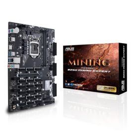 ASUS B250 MINING EXPERT ATX Form Factor, For Intel Kaby Lake LGA1151 CPU. 19 X PCIe Slots,  Triple