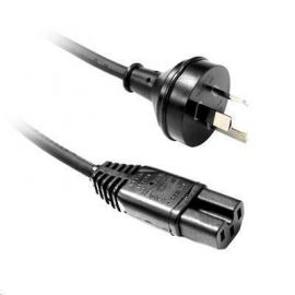 2M Power Cable 3 Pin to Notched C15 Rubber Flex. 1.0mm