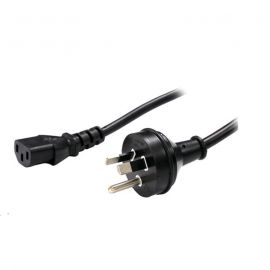 Dynamix 3m 3 Pin Plug to IEC Female Plug    w/ rounded Earth Pin. 10A. SAA Approved Power Cord