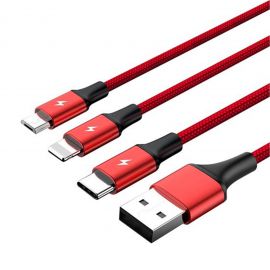 UNITEK 3-in-1 (Type-C / Lightning / Micro) USB Charging Cable