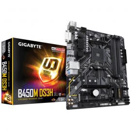 Gigabyte GA-B450M-DS3H mATX AMD B450 Chipset, For AMD Ryzen AM4,                                    