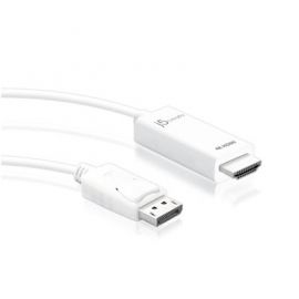 J5create DisplayPort to 4K HDMI Cable, 1.8M