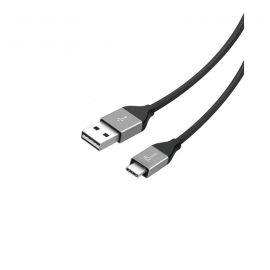 J5create Premium Aluminum 1.2M Black Type-C To USB 5V 3A 15W Charging Cable, Built-in 56K Ohm       