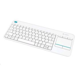 LOGITECH K400 Plus White Wireless Touch Keyboard For lean-back wireless control of your laptop, even