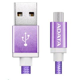 ADATA Micro USB Sync & Charge cable,100cm,  Purple ,Sync and charge your favourite Devices with