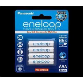 Panasonic BK-4MCCE/4BA Eneloop NiMH Rechargeable AAA 4pk reatil pack