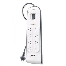 Belkin (Surge) 8 Outlet Surge Strip with 2.4A USB Charging