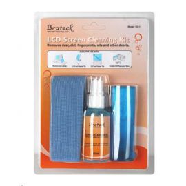 BRATECK LCD Cleaning Kit. Includes 60ml non-drip cleaning liquid, antistatic brush and
