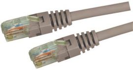 DYNAMIX 10M Cat5E Grey UTP Patch    Lead (T568A Specification) 350MHz Slimline Molding & Latch Down Plug