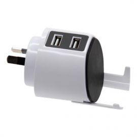 JACKSON Pocketsized USB Charging - Outlet, 2x USB Charging Outlets (3.1A total) with retractable cradle.