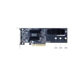 Synology M2D18 Dual M.2 SSD Adapter card, for use with Synology NAS only                            