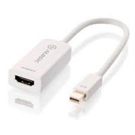 ALOGIC Premium 15cm Mini DisplayPort to HDMI Adapter  Male to Female  WHITE