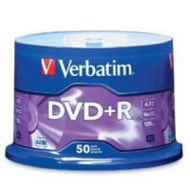 Verbatim DVD+R 4.7GB 50Pk Spindle 16x