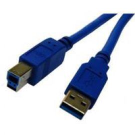 DYNAMIX 1M USB3.0 Type A Male to Type B Male Cable. Colour Blue