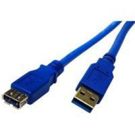 DYNAMIX 1M USB3.0 Type A Male to Female Extension Cable. Colour Blue