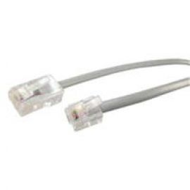 Dynamix 5M RJ-12 to RJ-45 Cable - 4C All pins connected straight through. Colour Grey