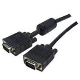 Dynamix 2M VESA DDC1 & DDC2 VGA Male/Male Cable - Molded  BLACK Colour