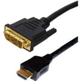 Dynamix DVI-D MALE - HDMI MALE 5M 19 Pin HDMI Male to DVI-D (18+1)