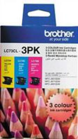 Brother LC73CL3PK Colour High Yield Twin Inkjet