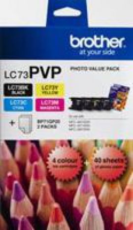 Brother LC73PVP Photo Value Pack BK/C/Y/M 600