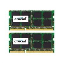 Crucial 16GB kit (8GBx2) DDR3 1333 MT/s  (PC3-10600) CL9 SODIMM 204pin 1.35V/1.5V for 2011 iMac