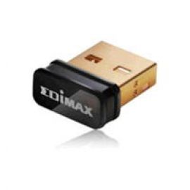 EDIMAX 802.11n 150Mbps Nano USB 64/ 128-bit WEP WPA WPA2 encryption QoS-WMM  WMM-Power Save mode Adapter Complies with 802.11b/g/n