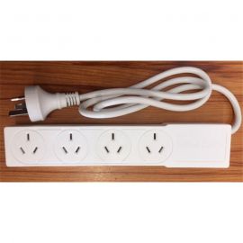 Neway 4 outlet power board with surge protection and a switch 230-240V 50Hz 10A Max.                