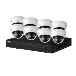 DAHUA 8 Channel IP Surveillance Kit Includes 8 Port PoE NVR, 1TB HDD 8x 4MP IP67 IK10 POE D/N Mini Dome Cameras.