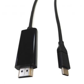 8Ware USB Type-C to HDMI Cable M/M Black - 2m