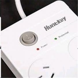 Huntkey SAC804 8-Outlet Surge Protected Powerboard with Dual 5V 2.1A USB charging Ports  ideal for  