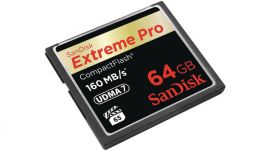 SANDISK EXTREME PRO CF, CFXPS 64GB, VPG65, UDMA 7, 160MB/S R, 150MB/S W, 4X6, LIFETIME LIMITED