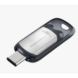 SANDISK ULTRA USB TYPE-C FLASH DRIVE, CZ450 128GB, TYPE C, METAL, TYPE C REVERSIBLE CONNECTOR, SUPER-THIN RETRACTABLE, TYPE-C ENABLED HOST DEVICES, 5Y